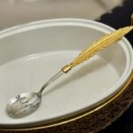 Luxurious Gold Feather Handle Serving Set - 5 - Image 5