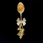 Gold Butterfly 5 Piece Serving Spoons - Image 3