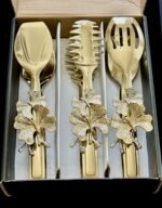 Elegant Luxury Silver & Gold 10-Piece Serving Set - Image 3