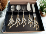 Jasmine Set – Luxury Gold & Silver Serving Set - Image 2